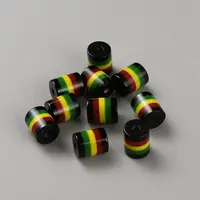Jamaican Style Opaque Resin Beads