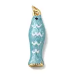 Brass Enamel Pendants