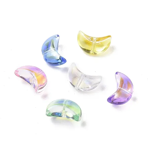 Transparent Electroplate Glass Beads