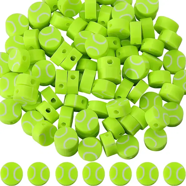 3 Bags Handmade Polymer Clay Beads