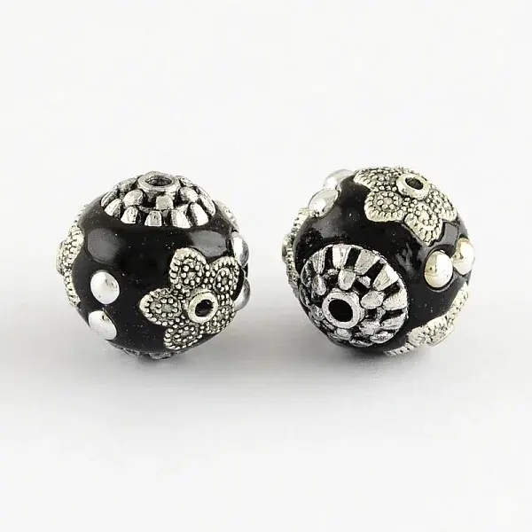 Round Handmade Indonesia Beads
