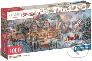 Puzzle Panorama: Vánoce - puzzle z kategorie Umelecké