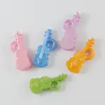Opaque Solid Color Acrylic Violin Pendants