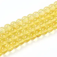 Baking Paint Transparent Glass Beads