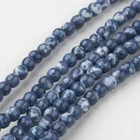 Natural Ocean White Jade Bead Strands