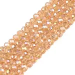 Electroplate Glass Beads Strands