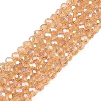 Electroplate Glass Beads Strands