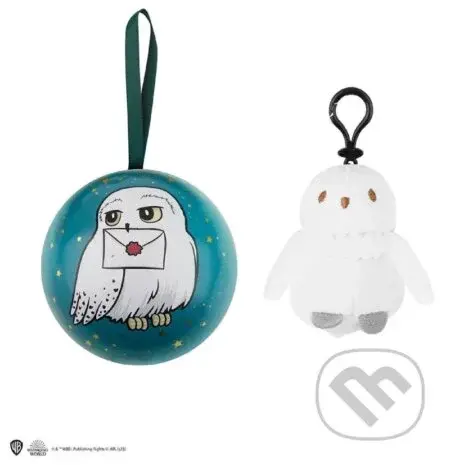 Harry Potter Vianočná dekorácia s plyšovou kľúčenkou - Hedviga