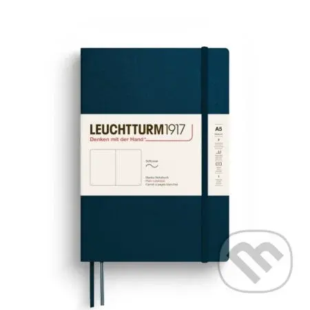 Leuchtturm1917 Zápisník Deep Sea Softcover A5 čistý