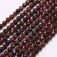 Natural Garnet Beads Strands
