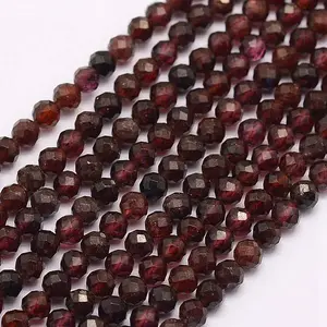 Natural Garnet Beads Strands