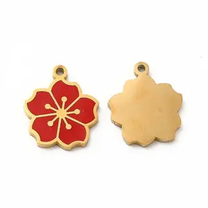 Ion Plating(IP) 304 Stainless Steel Enamel Charms