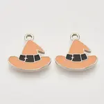 Light Gold Plated Alloy Enamel Pendants