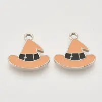 Light Gold Plated Alloy Enamel Pendants