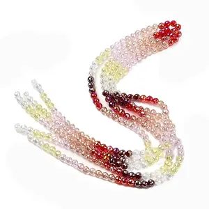 Electroplate Glass Beads Strands