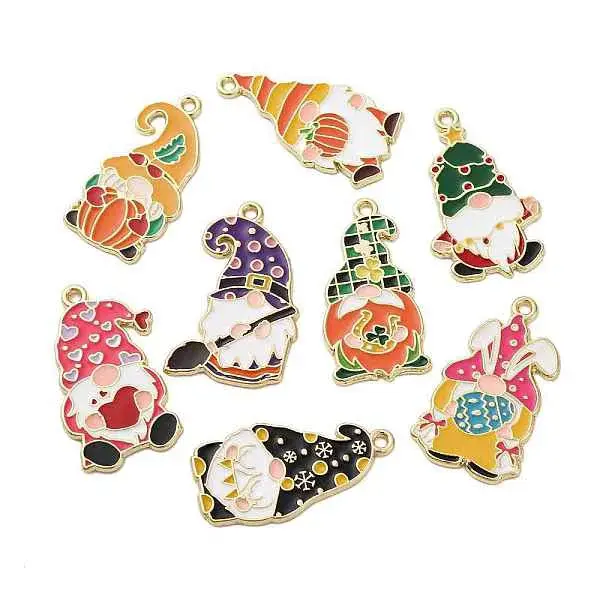 Alloy Enamel Pendants
