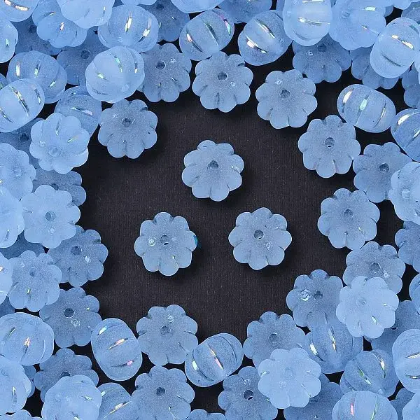 Frosted Transparent Acrylic Beads