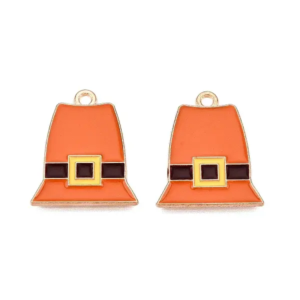 Thanksgiving Day Theme Alloy Enamel Pendants