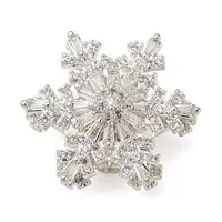 Brass Micro Pave Cubic Zirconia Beads