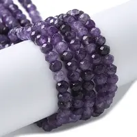 Dyed Natural Malaysia Jade Rondelle Beads Strands