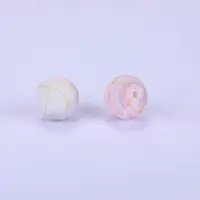 Printed Round Silicone Focal Beads