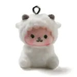 Flocky Resin Pendants