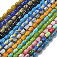 Handmade Millefiori Lampwork Beads Strands