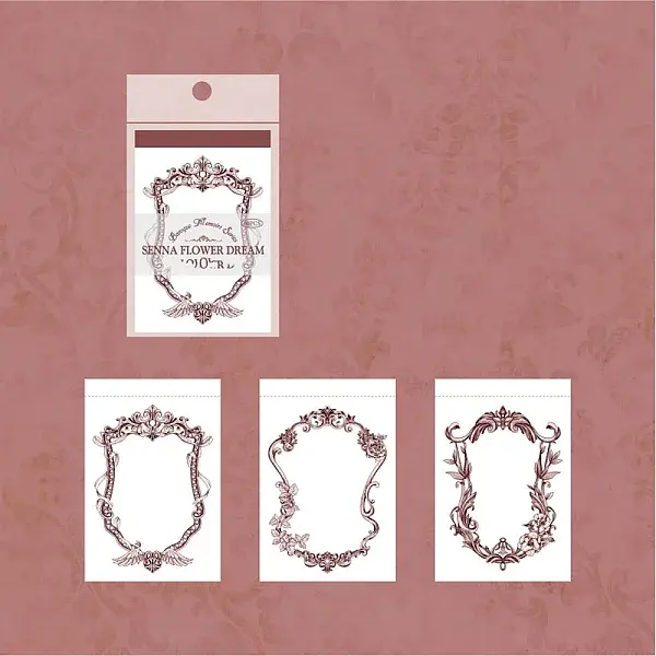 Writable Scrapbook Paper Flower Pads Book