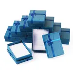 Rectangle Paper Jewelry Set Gift Storage Boxes