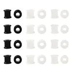 6Pcs 3 Colors Pulley Silicone Ear Gauges Flesh Tunnels Plugs