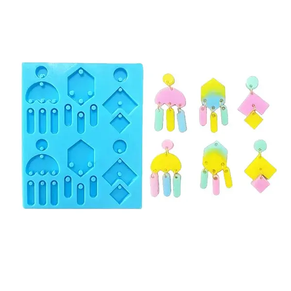 Tassel Earrings DIY Silicone Pendant Molds