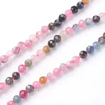 Natural Multicolor Tourmaline Beads Strands