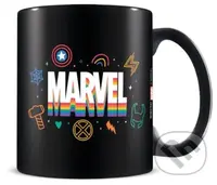 Keramický hrnček Marvel: Dúhové logo