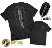 4anglersdesign tričko one moment decides everything - m