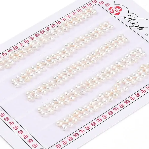 Grade 3A Natural Cultured Freshwater Pearl Beads