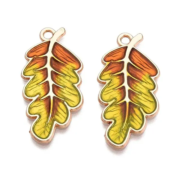 Thanksgiving Day Theme Alloy Enamel Pendants
