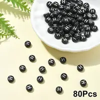 Opaque Acrylic Horizontal Hole Beads