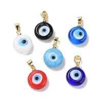 Handmade Lampwork Evil Eye Pendants