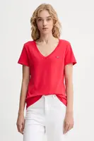 Bavlněné tričko Levi's dámské, červená barva, A3170