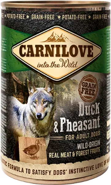 Carnilove Wild Meat Duck & Pheasant 400 g | Konzerva pro psy