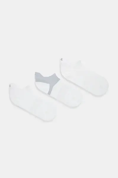 Ponožky Under Armour 3-pack bílá barva, 1386237