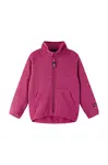 Dětská fleecová mikina Reima Hopper růžová barva, melanžová, 5200050A