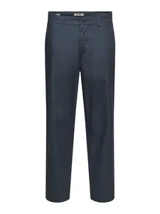 Only & Sons Chino nohavice 'ONSLAGO'  tmavomodrá