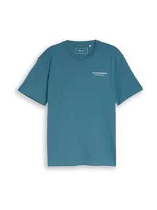 TOM TAILOR DENIM Tričko  opálová / svetlomodrá / zelená / ružová