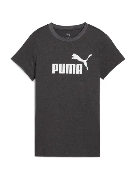 PUMA Funkčné tričko 'Ess No. 1'  antracitová / biela