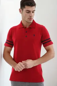 T9585 DEWBERRY MEN'S T-SHIRT-BURGUNDY