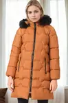 Z9760 DEWBERRY WOMEN'S COAT-TAN