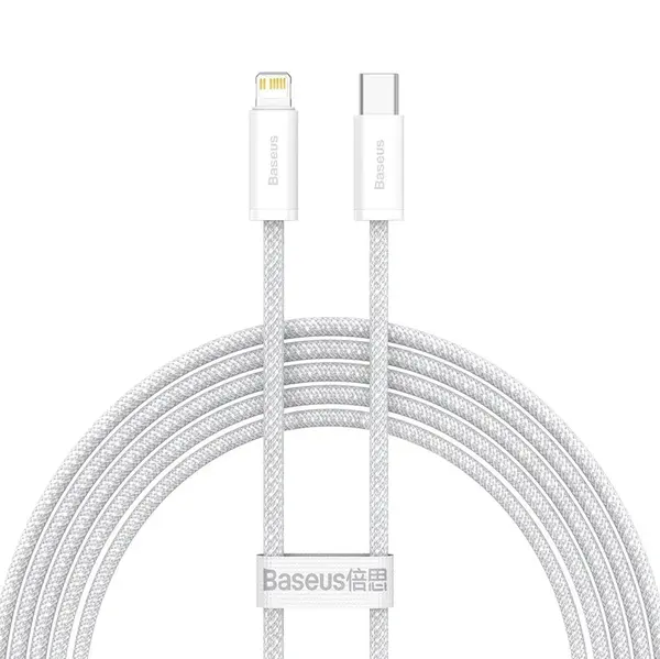 Kabel Baseus CALD000102 Dynamic Series USB-C to Lightning 20W 2m, bílá