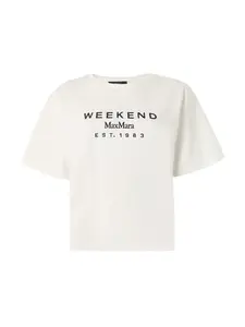 Weekend Max Mara Tričko 'SABATO'  čierna / šedobiela