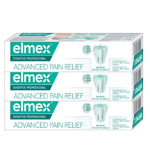 Elmex Zubní pasta Sensitive Professional 3 x 75 ml